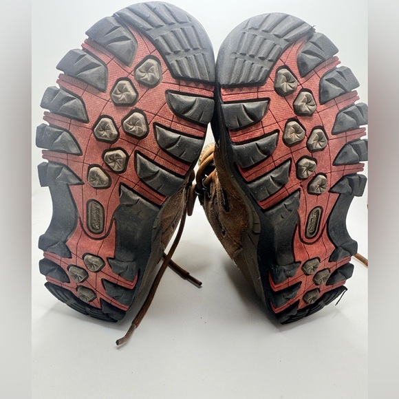 Coleman Griz Jr. Hiker Outdoor Boots Boys Toddler Size 11 Brown Leather and Camo - Picture 11 of 13